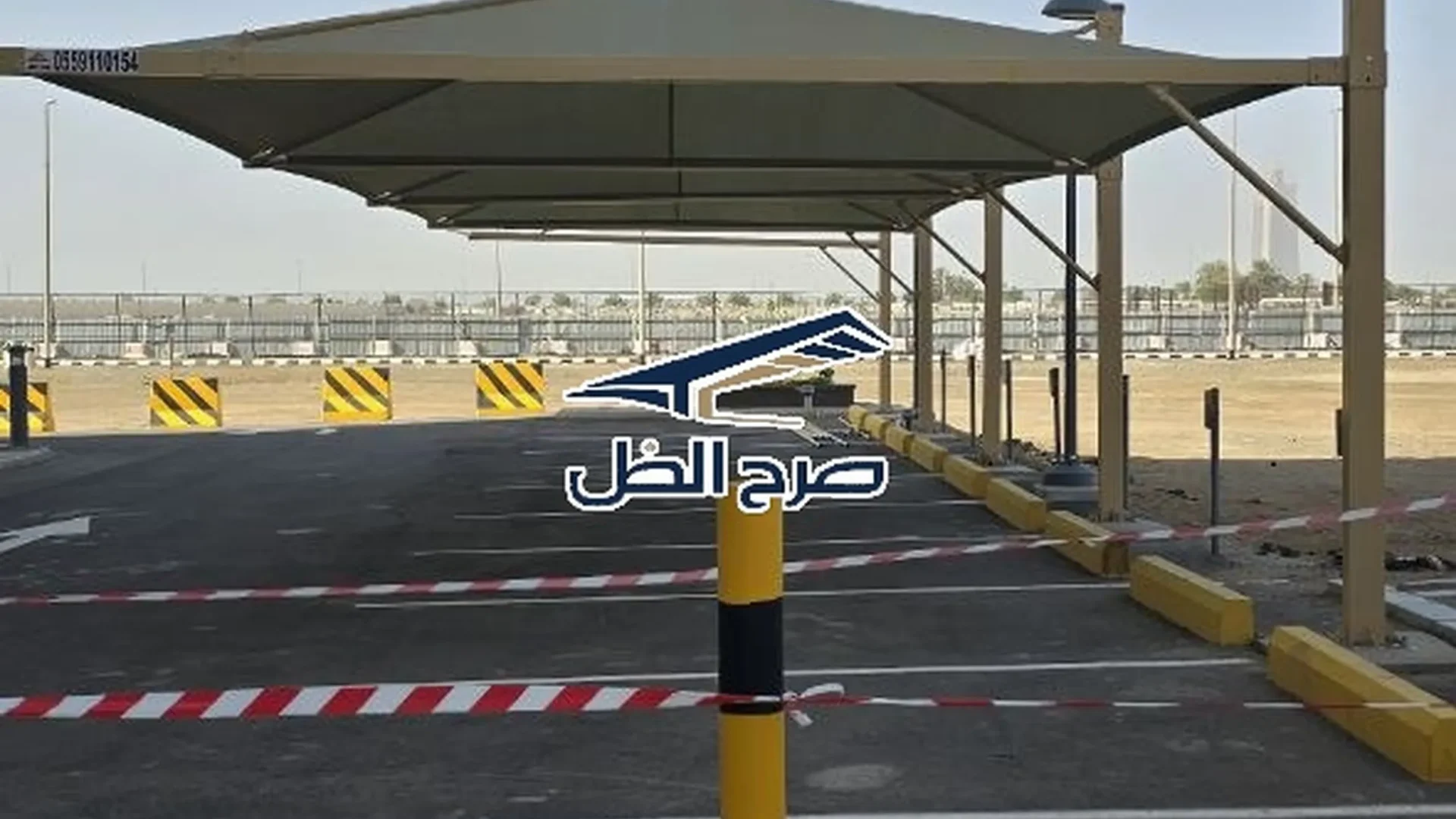مظلات مواقف سيارات بتغطية خارجية